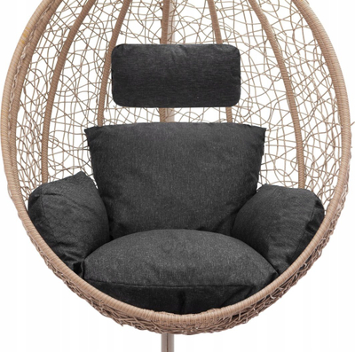 Jastëk kopshti Hobbygarden Pillow Barry, për lëkundse cocoon, material Ekolen, i zi