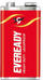 Bateri 9V Energizer Eveready Heavy Duty Red 6F22, zink klorid, njëpërdorimshe