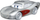 Makina lodër metalike Disney Pixar Cars Lightning McQueen Cruisin, shkalla 1:55, për fëmijë