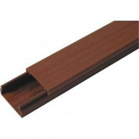 Kanaletë kabllosh AKS, 25x15 mm, 2 m, dru i errët