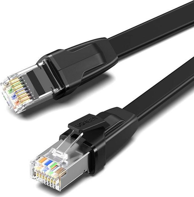 Kabllo rrjeti Ugreen NW134, Cat 8, 2m, e zezë