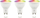 Llamba e zgjuar LED Deltaco Smart Home, GU10 RGB, 5W 470lm, e bardhë