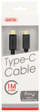 Unitek Y-C473BK USB 2.0 USB-C до Micro USB-B Кабел, 1 м