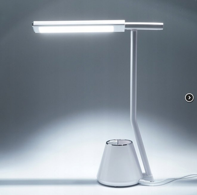 Llampë tavoline LED Desk Table Lamp, 48 LED, 3 lloj drite, e bardhë