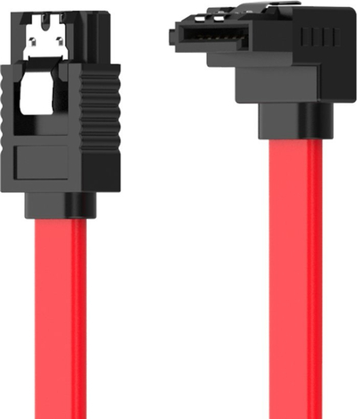 Kabllo SATA Vention 3.0, 0.5m, me kapëse, e kuqe