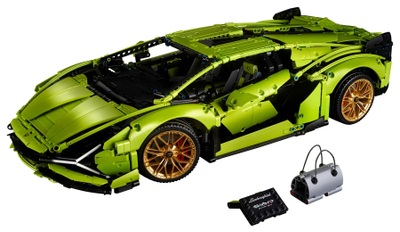 Set ndërtimi LEGO Technic Lamborghini Sián FKP 37 42115, model koleksionist 1:8, për të rritur, jeshil