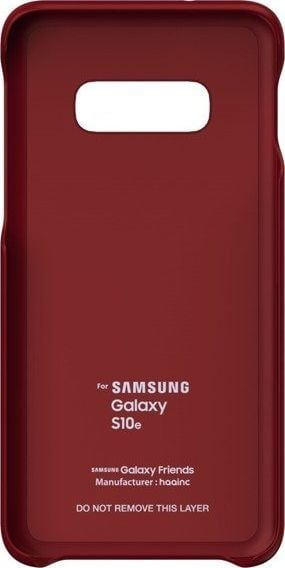 Kapak telefoni Samsung Galaxy Friends Galaxy S10e, Iron Man, plastike, i kuq i errët