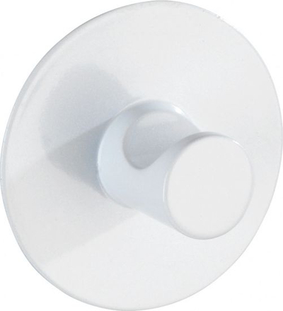 Varëse muri me ngjitje Wenko Savona, çelik inox, 5 x 2 cm, e bardhë