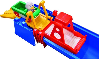 Set lojrash me ujë AquaPlay Giga, për jashtë, me 11 varka, blu
