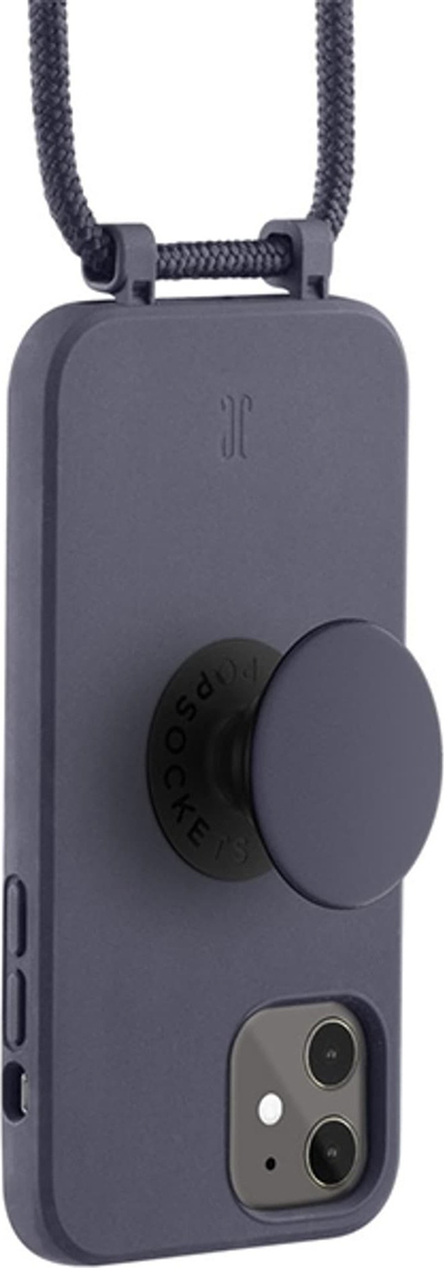 Mbrojtëse telefoni Just Elegance PopGrip për iPhone 11 XR, TPU, me varëse, lejla