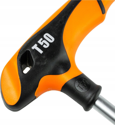 Çelës Torx T Richmann C6698, T40, bosht 150mm, portokalli e zi