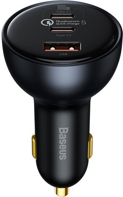 Karikues makine Baseus  1x USB-A, 2x USB-C, Quick Charge ™ 5, 160W, gri + kabllo Xiaomi USB-C