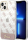 Këllëf telefoni Guess GUHCP14MHG4MHP për iPhone 14 Plus, polikarbonat dhe TPU, motiv 4G, rozë