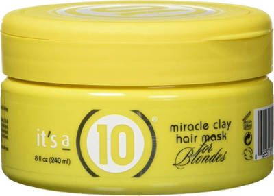 Маска за коса Its a 10 Miracle Clay Mask for Blondes, 8oz, за руса коса