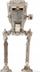 Lodër figurë Star Wars Micro Galaxy Squadron AT-ST, 3\", me figurë piloti, gri