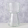 Vazo xhami Imano Glass Vase, me vija, 18 cm, transparente