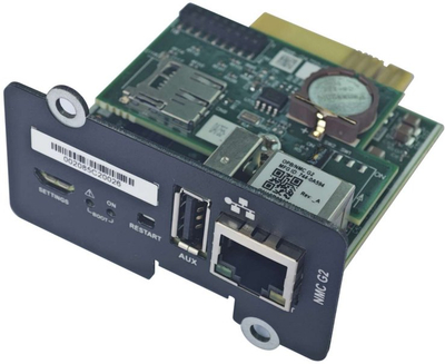 Kartë rrjeti UPS Powerwalker Mini NMC Card NG, Ethernet, menaxhim remot, e zezë