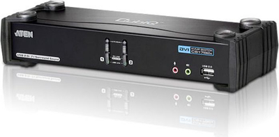 Switch KVM Aten CS1782, 2 porta, DVI, USB 2.0