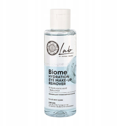 Largues grimi për sy Natura Siberica Lab Biome Hydration, 3x acid hialuronik, 150ml, transparent