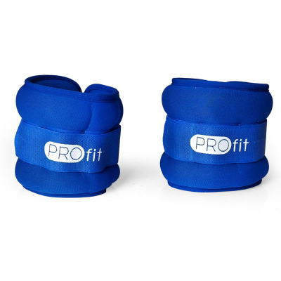 Pesha kyçi PROFIT Evolution DK 3310, 2x0.5kg, për krahë dhe këmbë, blu