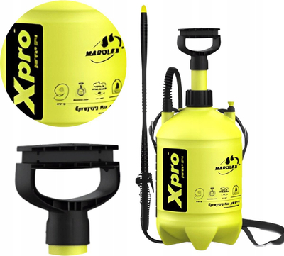 Spërkatës dore Marolex Xpro, 9L, me pompë edhe lanci, portokalli