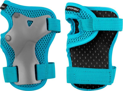 Set mbrojtëse për kyçet e dorës, bërrylit dhe gjurit Spokey Shield, L, i kaltër