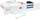 Mbajtëse rack 19" Rackmount IT RM-SR-T11, për Sophos XGS 87 107, metalike, e bardhë