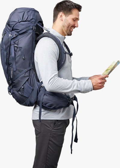 Çantë trekking Gregory Baltoro 65 M 142440-1002, 65L, sistem FreeFloat A3, gri