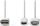 Kabllo Nedis 2 në 1 USB-A në Lightning Micro USB, 1m, 480Mbps, e bardhë