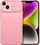 Maskë telefoni Slide për iPhone 14 Plus, TPU, mbrojtëse kamere, rozë e çelët