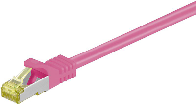 Kabllo rrjeti Wentronic Goobay 91605, Cat.7 SFTP, 2 m, ngjyrë magenta