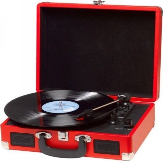 Gramafon portativ Denver VPL120, USB, valixhe vintage, i zi