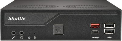 Mini PC Shuttle Slim DH810, Intel Core Ultra, HDMI 2.1 DP USB C, i zi
