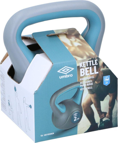 Hantel fitnesi pa markë, 2 kg, plastik, jeshil