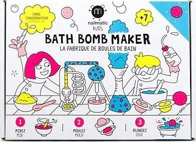 Set për bomba banje Nailmatic Kids Bath Bomb Maker, DIY, 7+