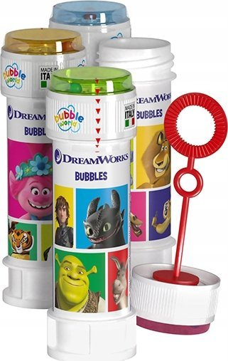 Lojë me flluska sapuni DreamWorks, 60 ml, me labirint, shumëngjyrëshe
