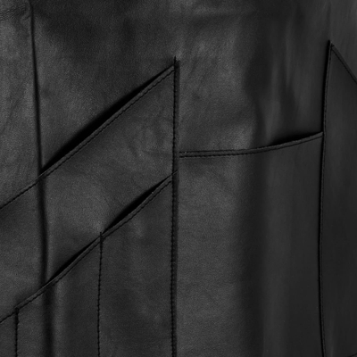 Професионална престилка Activeshop Black Apron K-508, отпорна на дамки, црна