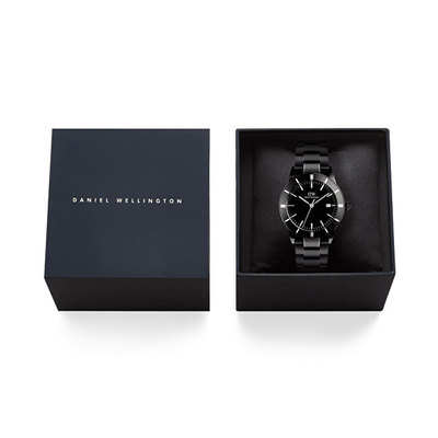 Orë për meshkuj Daniel Wellington Iconic Paradigm 40 S DW00100821, e zezë