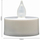 Set qirinjësh LED Affek Design Tealight, 2 copë, 4x5cm, të bardhë