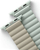 Rrip ore Uniq Revix Reversible për Apple Watch 38/40/41 mm, silikoni, jeshile–bezhë