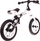 Biçikletë ekuilibri SporTrike Boomerang, 12", frenë V-brake, e bardhë