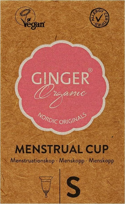 Kupë menstruale Ginger Organic, madhësia S, e tejdukshme