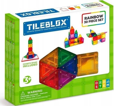 Set lojërash kreative Rainbow, 30 pjesë, shumëngjyrësh