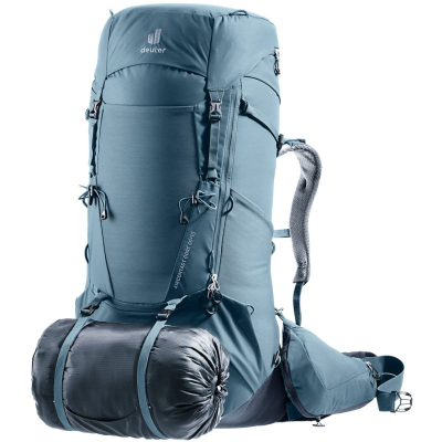 Çantë shpine trekking Deuter Aircontact Core 60+10L, sistem Aircontact, uniseks, jeshile