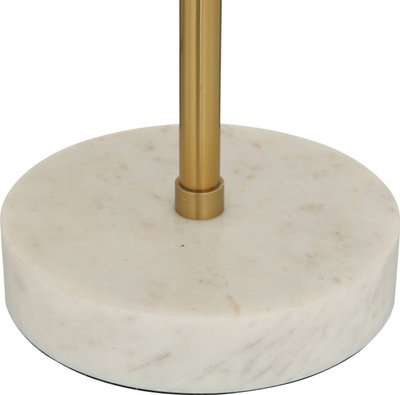 Llampë tavoline Atmosphera Lilio Gold, 46cm, bazë mermeri, ngjyrë ari