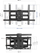 Mbajtëse muri për TV King Mount KG-1014, 32" 85", e zezë