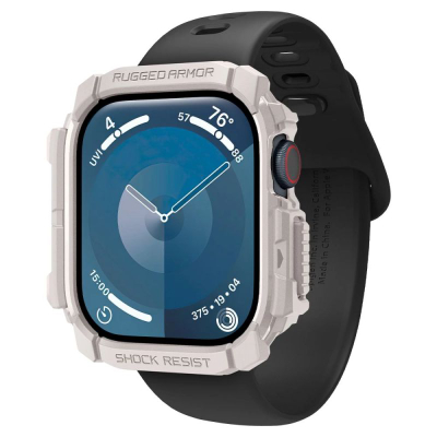 Mbrojtëse ore Spigen Rugged Armor Dune, për Apple Watch 10 46mm, bezhë