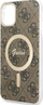 Mbulesë telefoni Guess GUHMN61H4STW për iPhone 11, hardcase 4G MagSafe, kafe