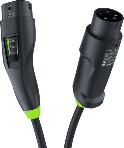 Karikues mobil për vetura elektrike Green Cell Habu EVGC01, 11kW, Type 2, kabllo 7m