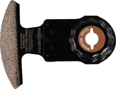 Teh diamanti gjysmë-rreth Makita B-66525, 68mm, për vegël multifunksionale, i zi